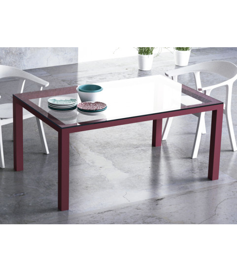Mesa fija de forja de color en tu tienda de muebles en Madrid