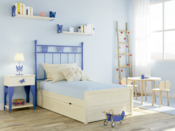 Dormitorios juveniles con cabeceros de forja en tu tienda de muebles en Madrid