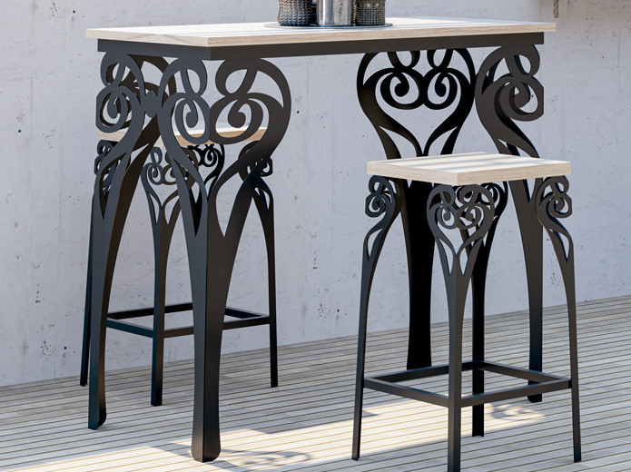 Mesa de forja para exterior | Muebles Valencia®