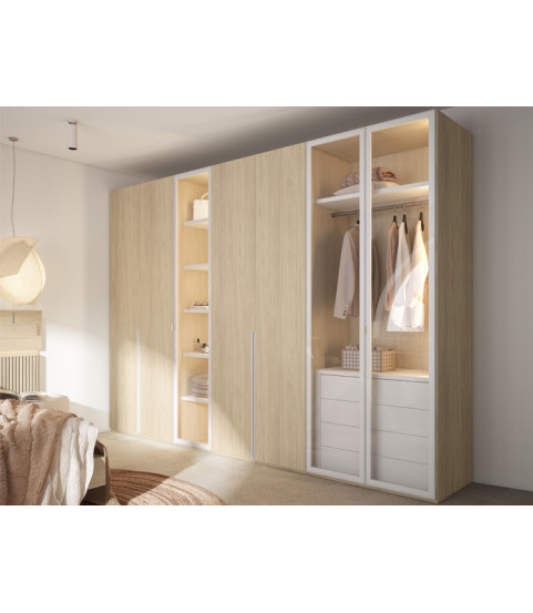 Armario moderno de puertas batientes