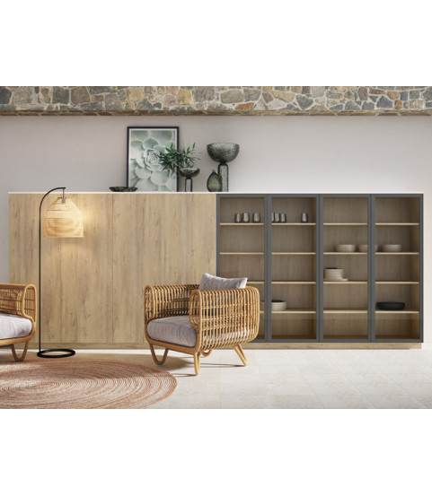 Mueble auxiliar de gran capacidad de almacenamiento en Madrid
