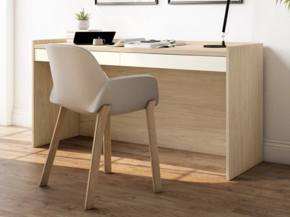 ESCRITORIO MODERNO DE MADERA CON CAJONES - Stylo Home