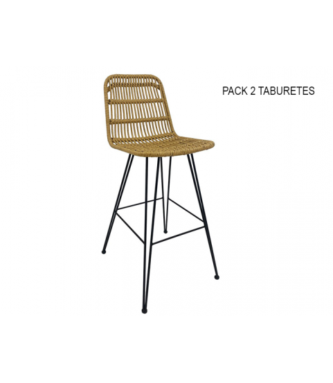 Taburetes ratán en Madrid