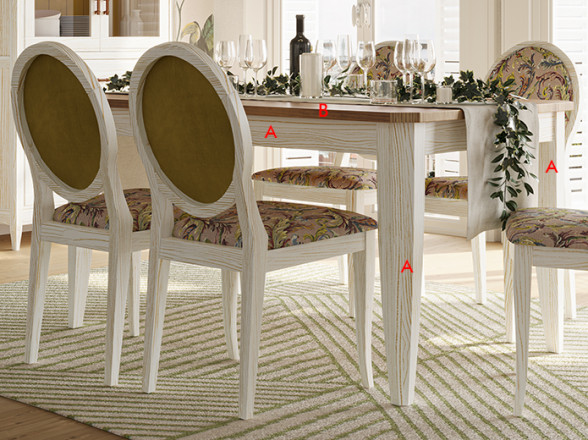 Venta de mesas rústicas extensibles en tu tienda de muebles en Madrid