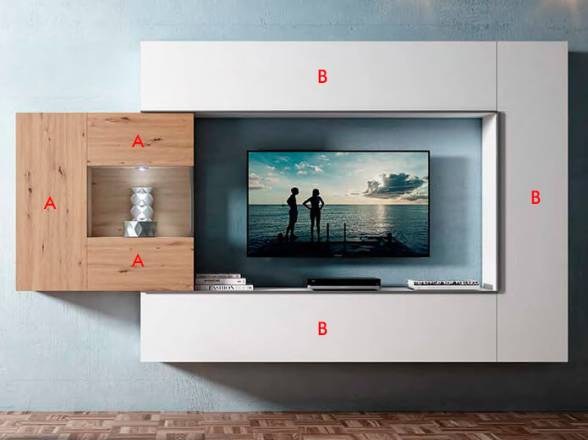 Mesas de TV suspendidas baratas en tu tienda de muebles en Madrid