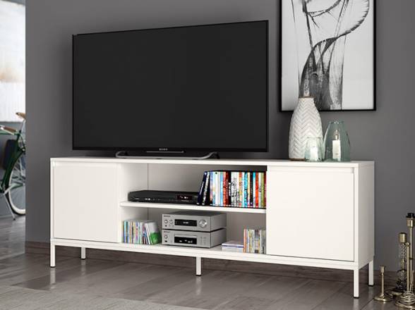 ▷ MUEBLE TV CON VITRINA para salón y comedor