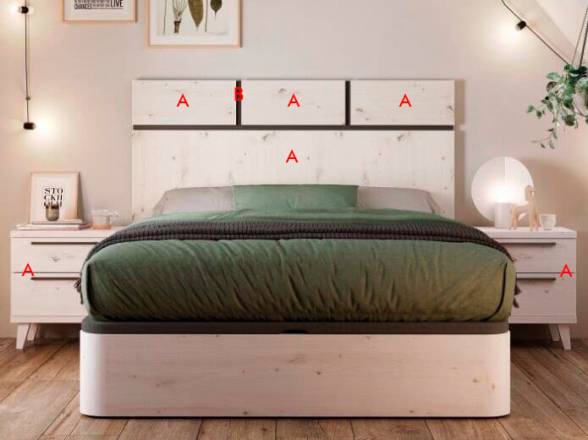 Dormitorio en oferta en tu tienda de muebles en Madrid