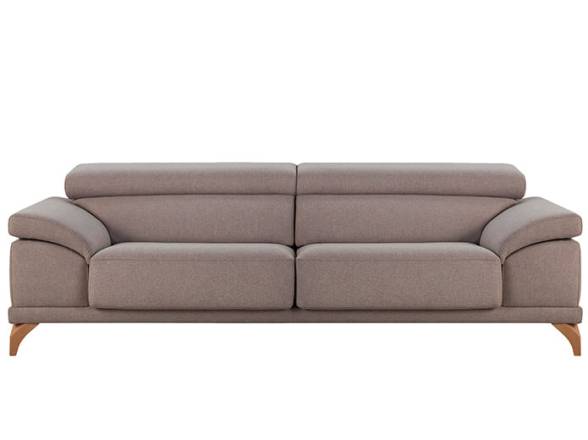 Sofa de 3 plazas con asientos extraibles y cabezales reclinables