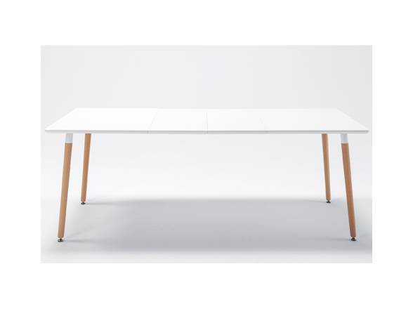 mesa blanca extensible en Muebles Madrid