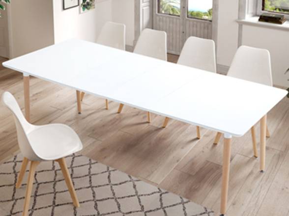 Mesa de madera extensible en Madrid