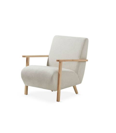 Butaca estilo nórdico Beige - Tienda de muebles en Madrid