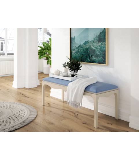 Banqueta tapizada para el dormitorio - Tienda de muebles en Madrid