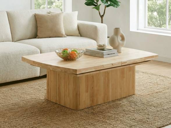 Mesa centro elevable y extensible en oferta