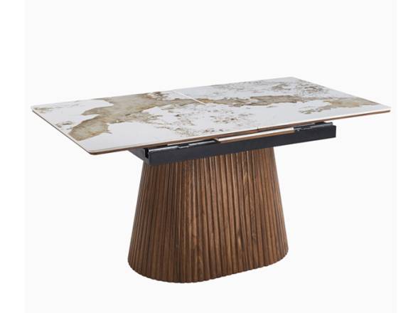 Mesa comedor extensible tapa ceramica