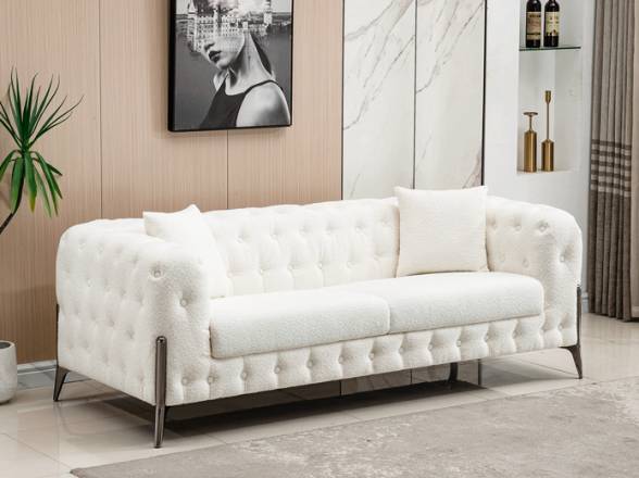 Sofás 3 plazas capitoné