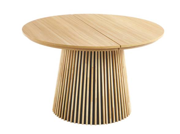 Mesa comedor redonda extensible