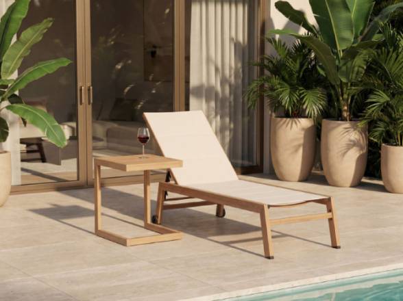 mesita auxiliar jardin en madrid