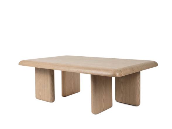 Mesa centro chapa roble