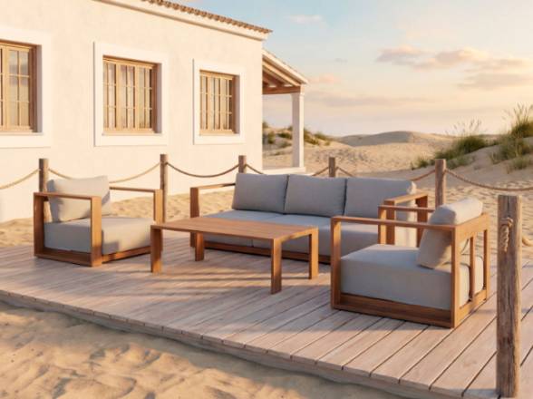 sillones para exterior aluminio