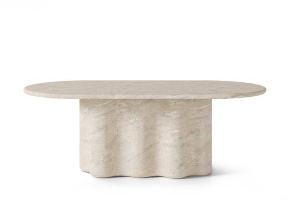 Mesa comedor cemento marmol travertino