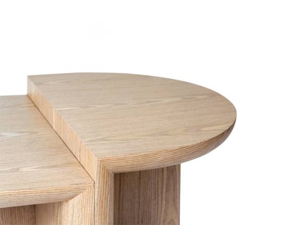 Mesas pack mesas centro 2 alturas roble