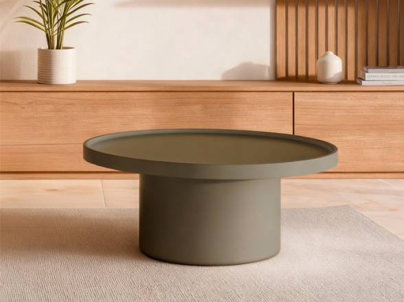 Mesa centro redonda moderna