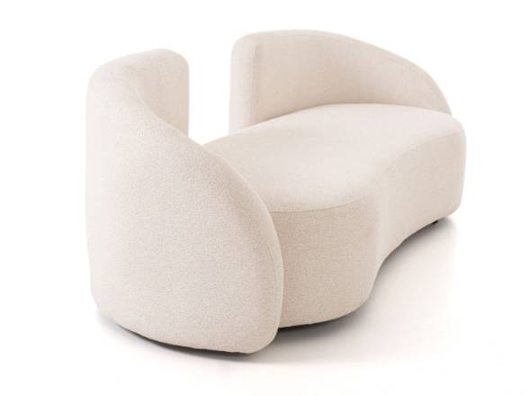 sofa redondeado para exterior