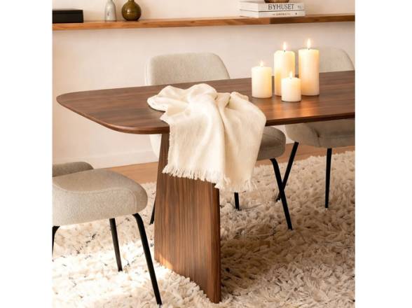 Mesa para comedor 200 cm nogal oferta