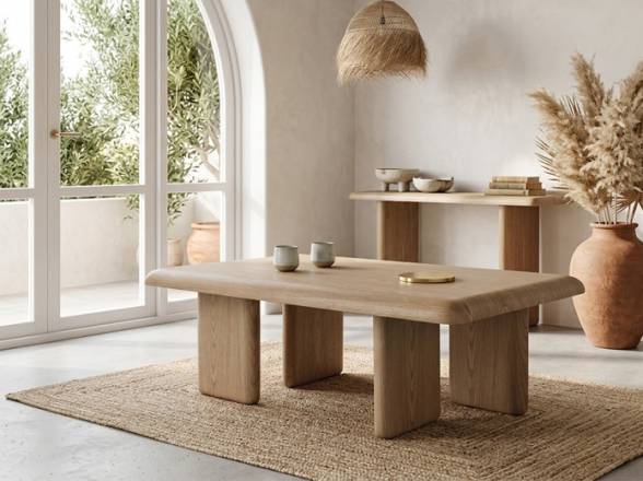 Mesa de centro madera roble Tyler de Somcasa