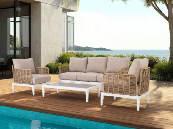 Set terraza Granadella blanco