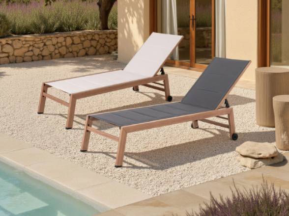 tumbona para piscina