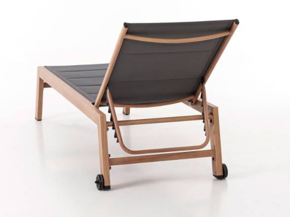 tumbona aluminio color roble