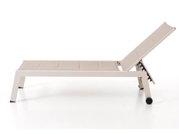 tumbona aluminio color beige