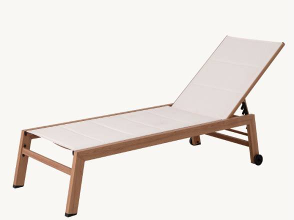 tumbona aluminio efecto madera