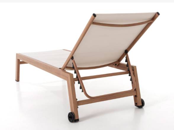 tumbona piscina reclinable blanca