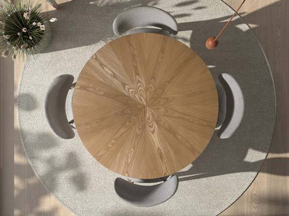 Mesas redondas comedor madera