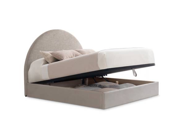 Conjunto cabecero y canapé tapizado
