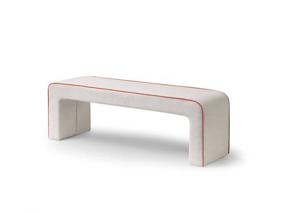 Banqueta tapizada para dormitorio