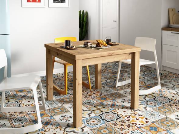 Mesa extensible cuadrada comedor