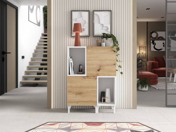 Mueble para el recibidor puertas y huecos