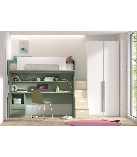 Habitaciones juveniles con litera