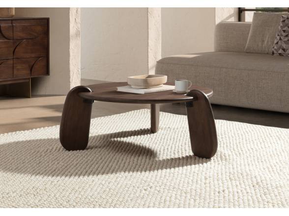 Mesa de centro redonda de diseño