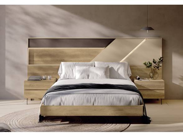 Muebles modernos dormitorio matrimonio en Madrid