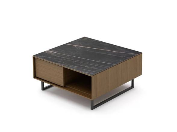 Mesa de centro tapa porcelánica Noir