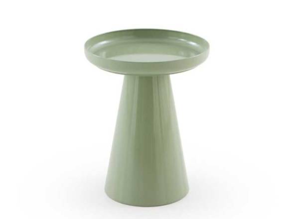Mesa auxiliar metal verde menta