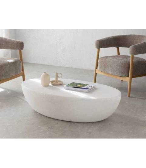 mesa centro cemento blanco