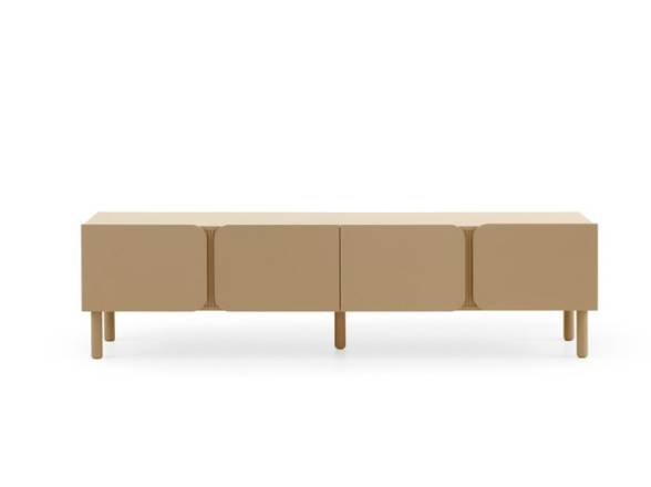 Mueble tv cantos puertas cantos redondos