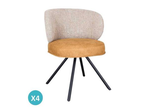 Pack 4 Sillas Bicolor
