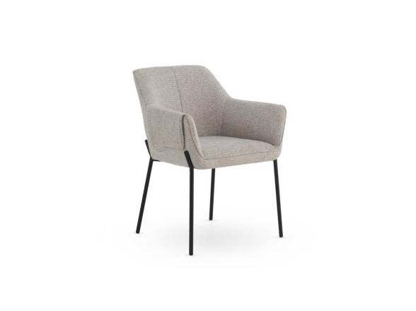 Pack de 4 sillones tapizados en chenilla