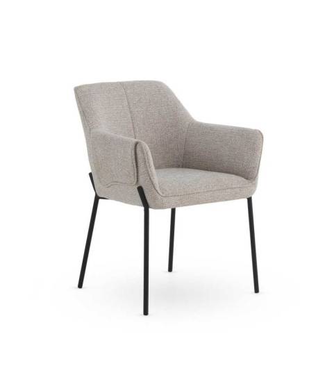 Pack de 4 sillones tapizados en chenilla